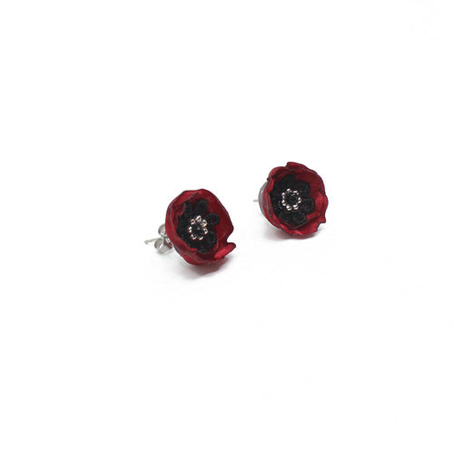Promise Poppies Stud Earrings