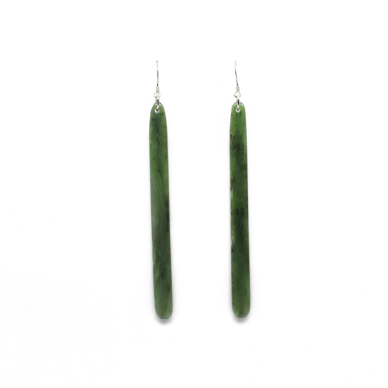 Pounamu Drop Earrings | by Alex Sands