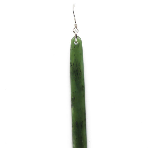 Pounamu Drop Earrings | by Alex Sands