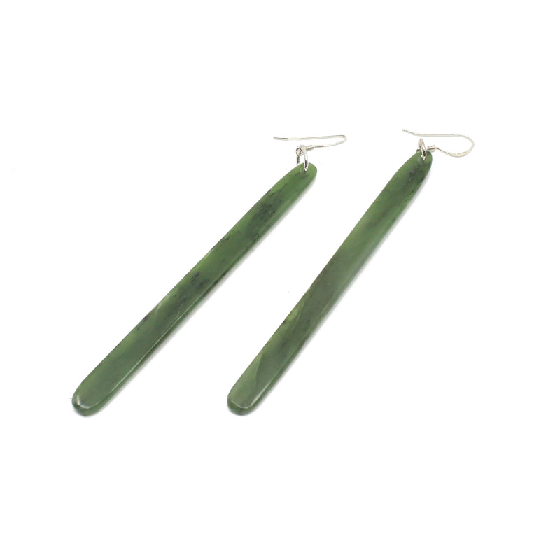 Pounamu Drop Earrings | by Alex Sands