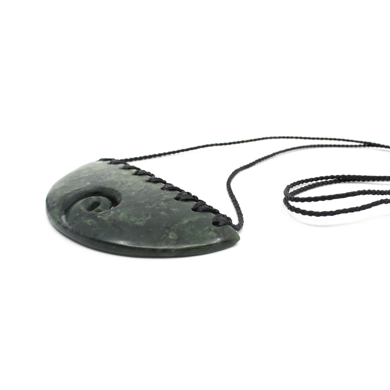 Pounamu Breastplate with Koru | by Ric Moor