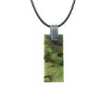 Pounamu & Titanium Pendant | by Neil Adcock