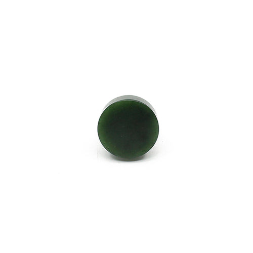 Pounamu & Titanium Ring - Round | by Neil Adcock