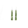 Pounamu Earrings with Carved Koru