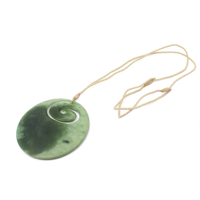 Disc with Koru Pounamu Pendant | by Ric Moor