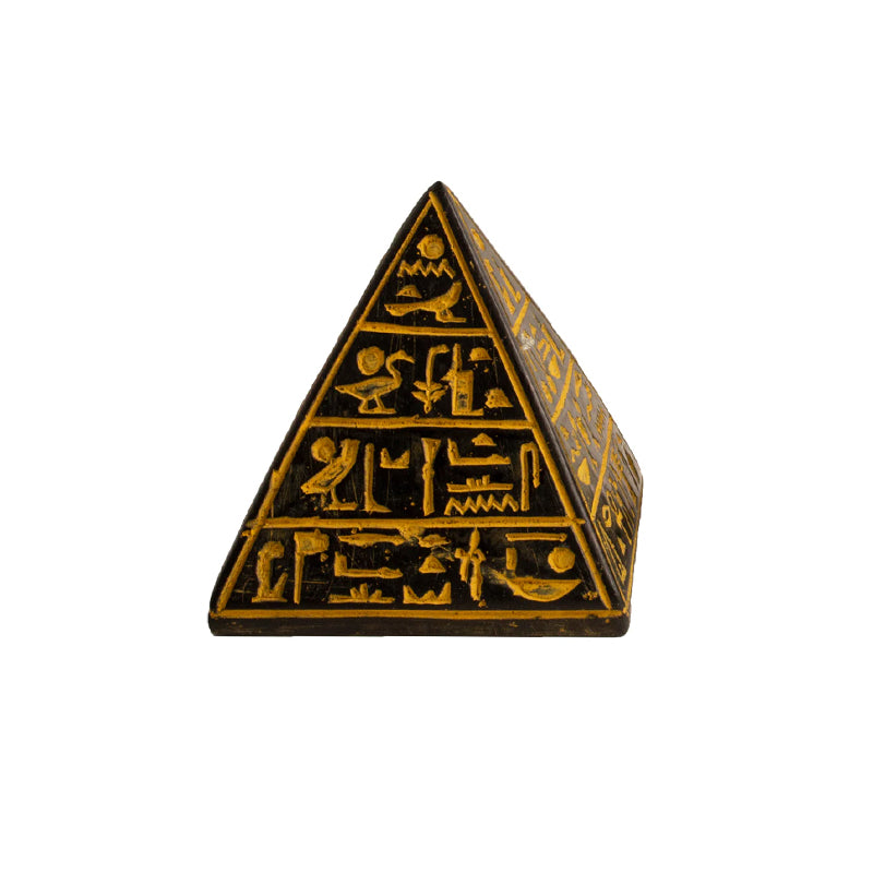 Pyramid Statue - Antique Gold