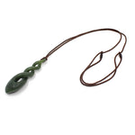 Quadruple Twist Pounamu Pendant | by Ric Moor