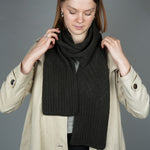 Rapids Scarf in Arapawa Blend - Ponga | Knit Shepherd