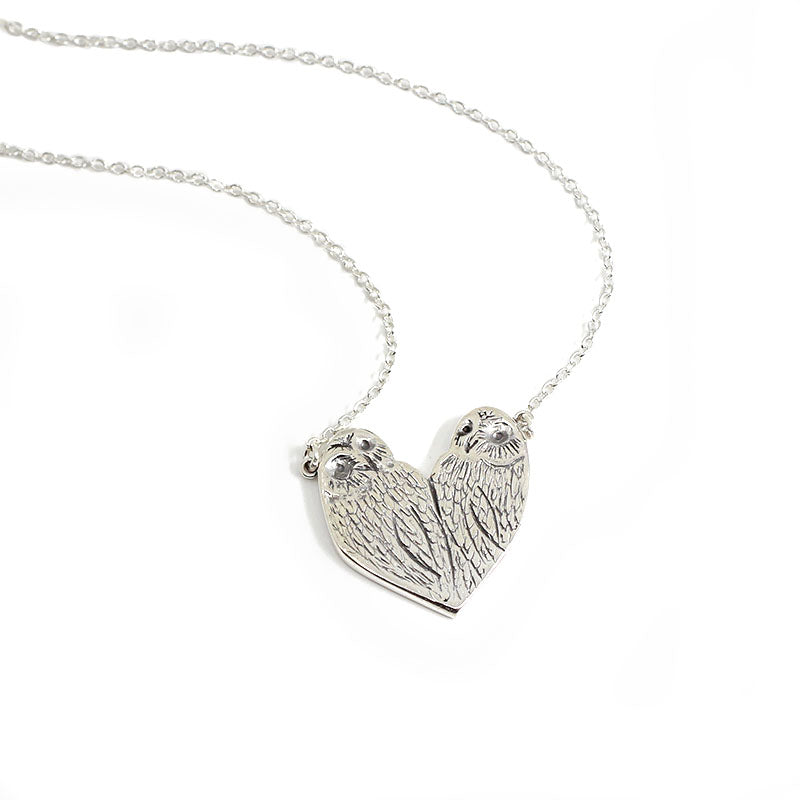 Heart Ruru - Morepork Necklace| by Tania Mallow