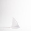 Glass Shark Fin Sculpture - Clear | by Luke Jacomb Studio