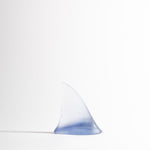 Glass Shark Fin Sculpture - Denim | by Luke Jacomb Studio