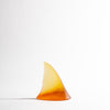 Glass Shark Fin Sculpture - Orange | by Luke Jacomb Studio