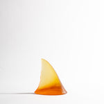 Glass Shark Fin Sculpture - Orange | by Luke Jacomb Studio