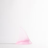 Glass Shark Fin Sculpture - Pink | by Luke Jacomb Studio