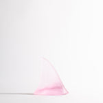 Glass Shark Fin Sculpture - Pink | by Luke Jacomb Studio