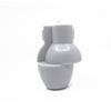 Shape-Shifter Contemporary Vase Candle - Grey