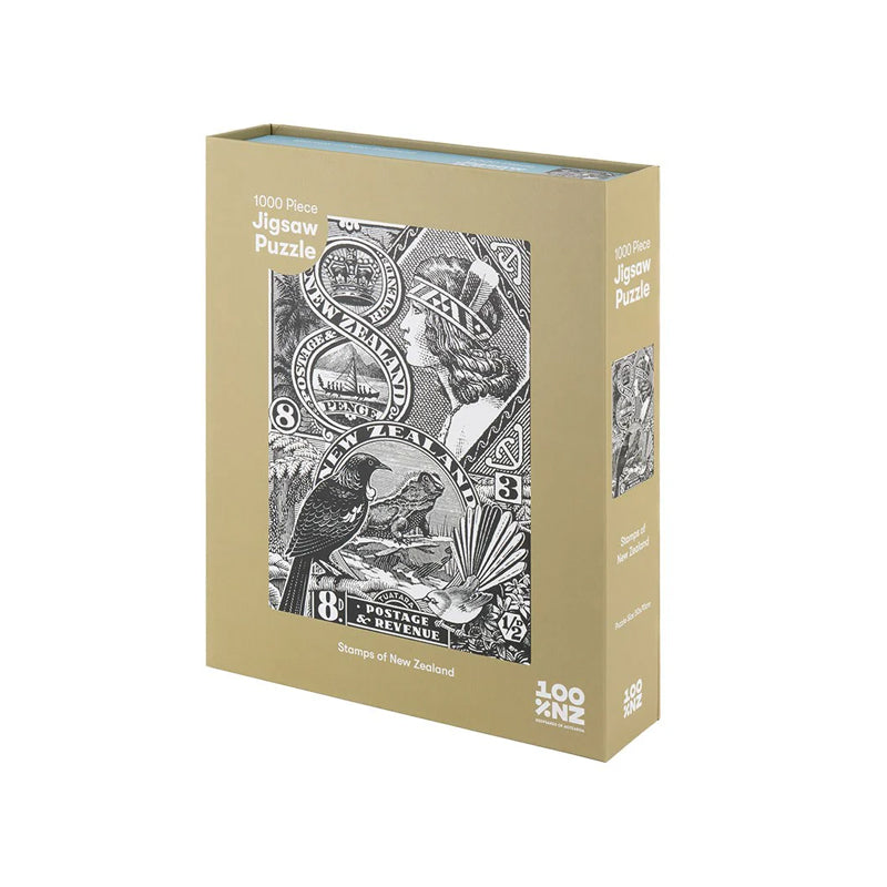 Stamps of New Zealand - 1000 Piece Jigsaw Puzzle