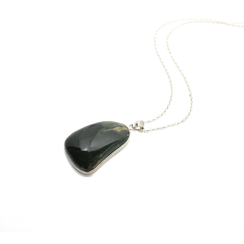 Sterling Silver Pounamu Pendant