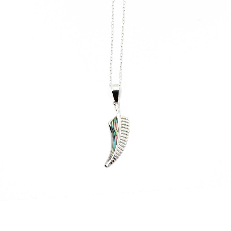 Fern Necklace with Pāua shell | by Little Taonga