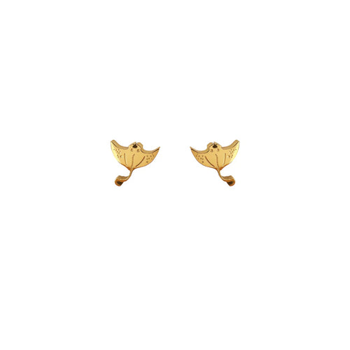 Stingray Stud Earrings