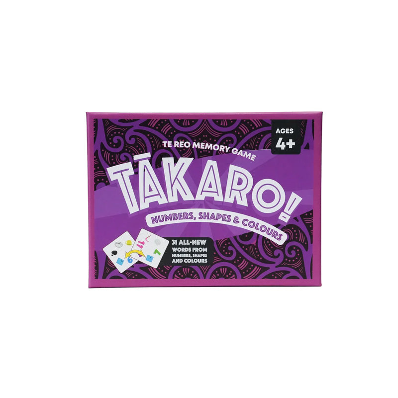 Tākaro Te Reo Memory Game -Numbers, Shapes and Colours