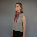 Taranaki Neckerchief in Merino - Pōhutukawa | Knit Shepherd