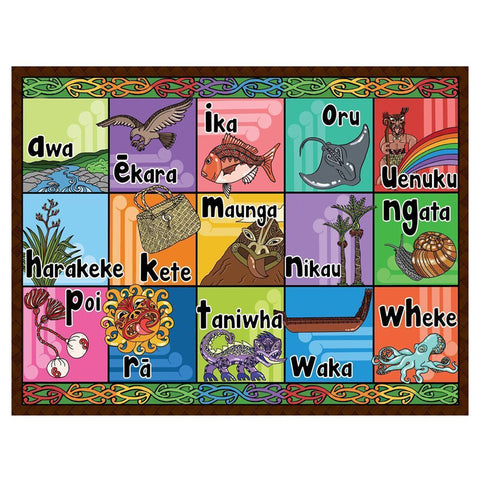 Te Arapū Māori (Māori Alphabet) - 35 piece Puzzle – Auckland