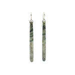 Te Tau Ihu Pounamu Drop Earrings | by Elisha Hobbs