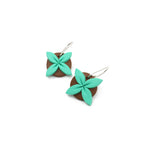 Tipani Earrings Turquoise & Brown | by Leone Samu Tui