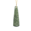 Carved Toki Pounamu Pendant | by Alex Sands