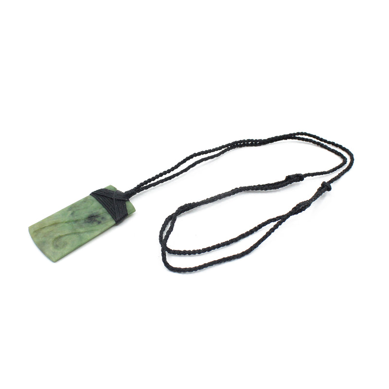 Toki with Carved Koru Pounamu Pendant | by Moreton Carvers