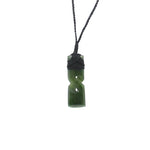 Toki with Twist Pounamu Pendant