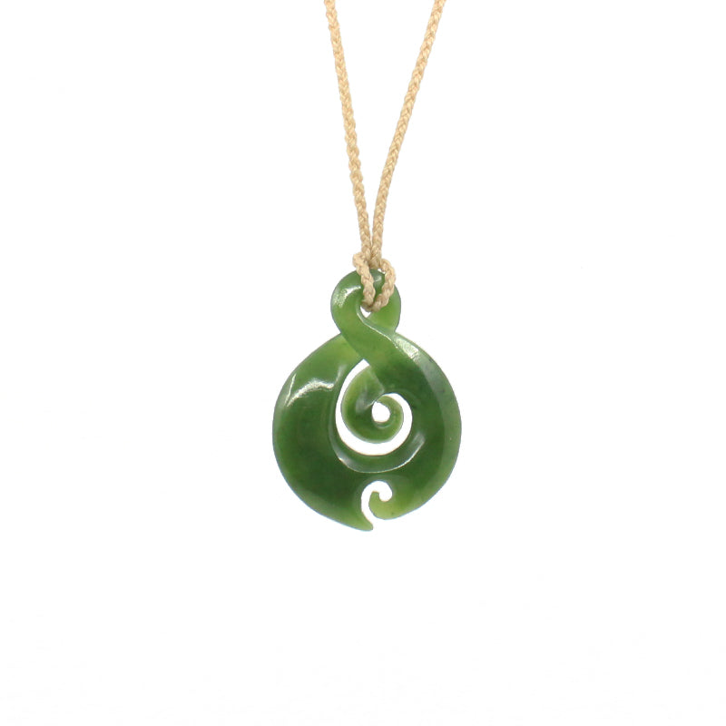 Twist with Koru Pounamu Pendant