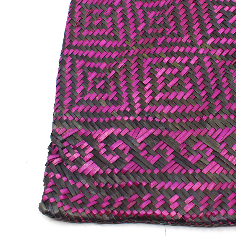 Vanuatu Pandanus Bag - Pink