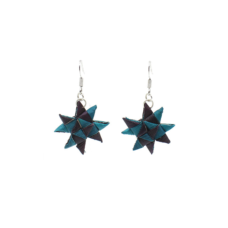 Vanuatu Earrings - Woven Star