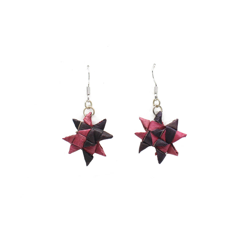 Vanuatu Earrings - Woven Star