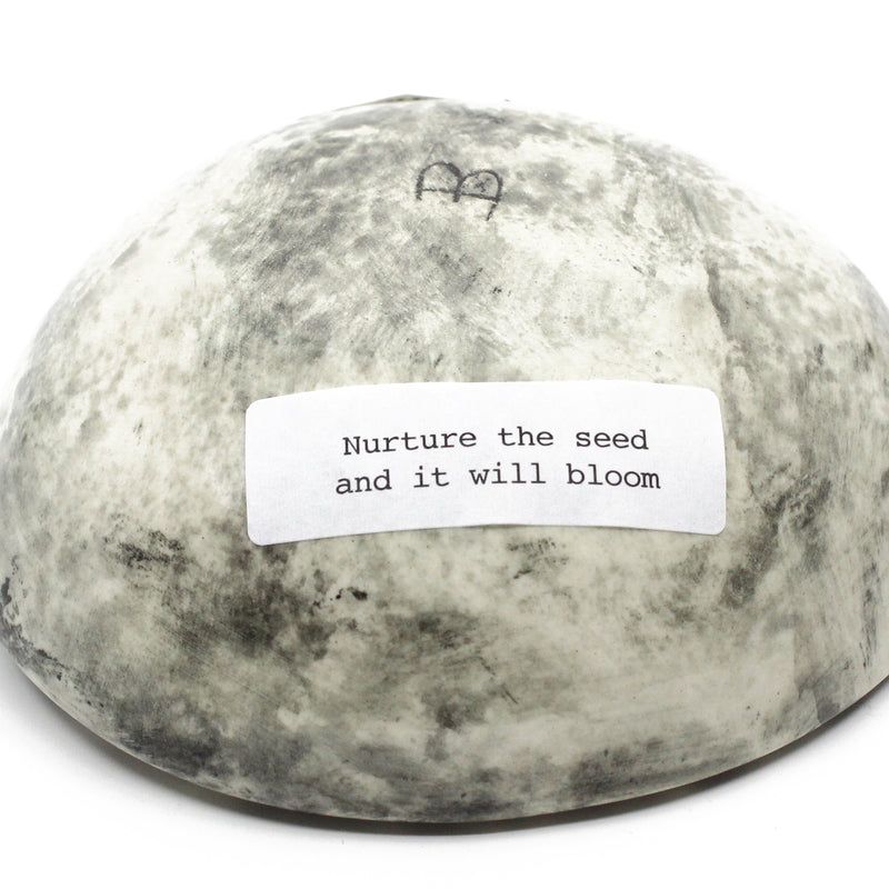 Whakataukī  Bowl Small - Black| by Borrowed Earth
