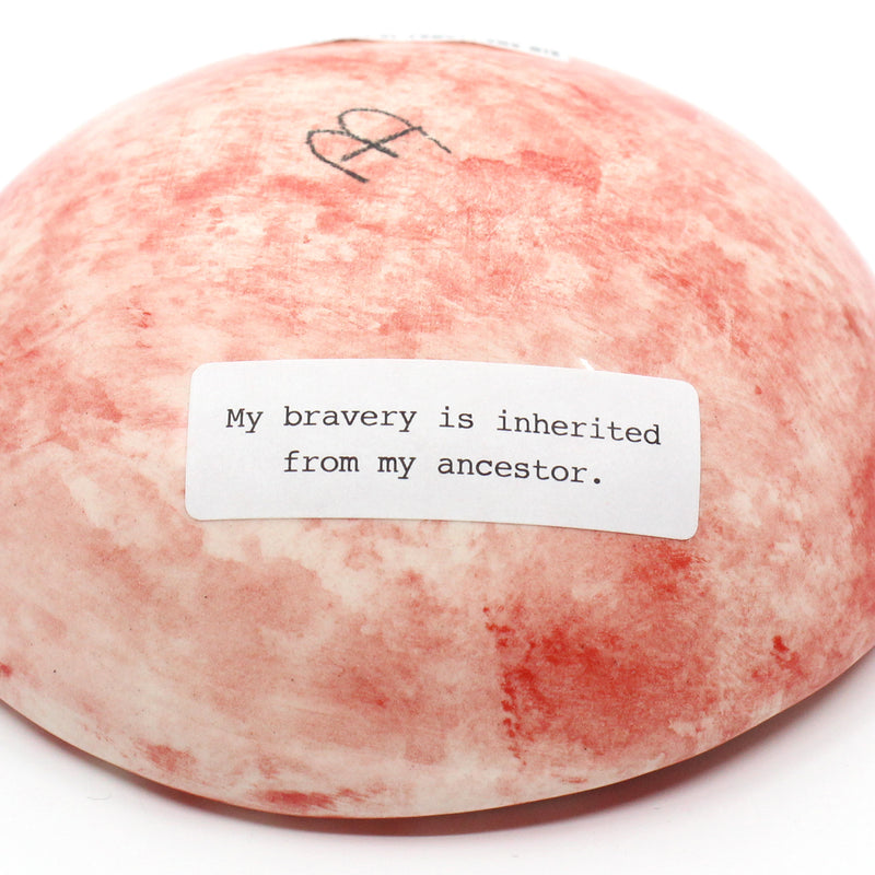 Whakataukī  Bowl Small - Red| by Borrowed Earth