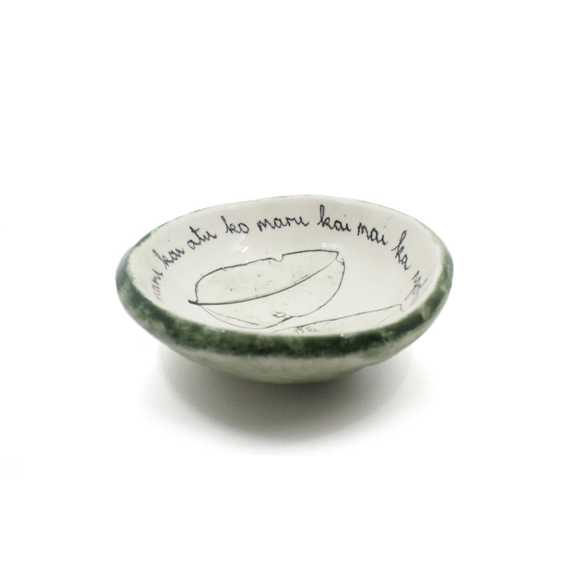 Whakataukī  Bowl Medium - Green | by Borrowed Earth