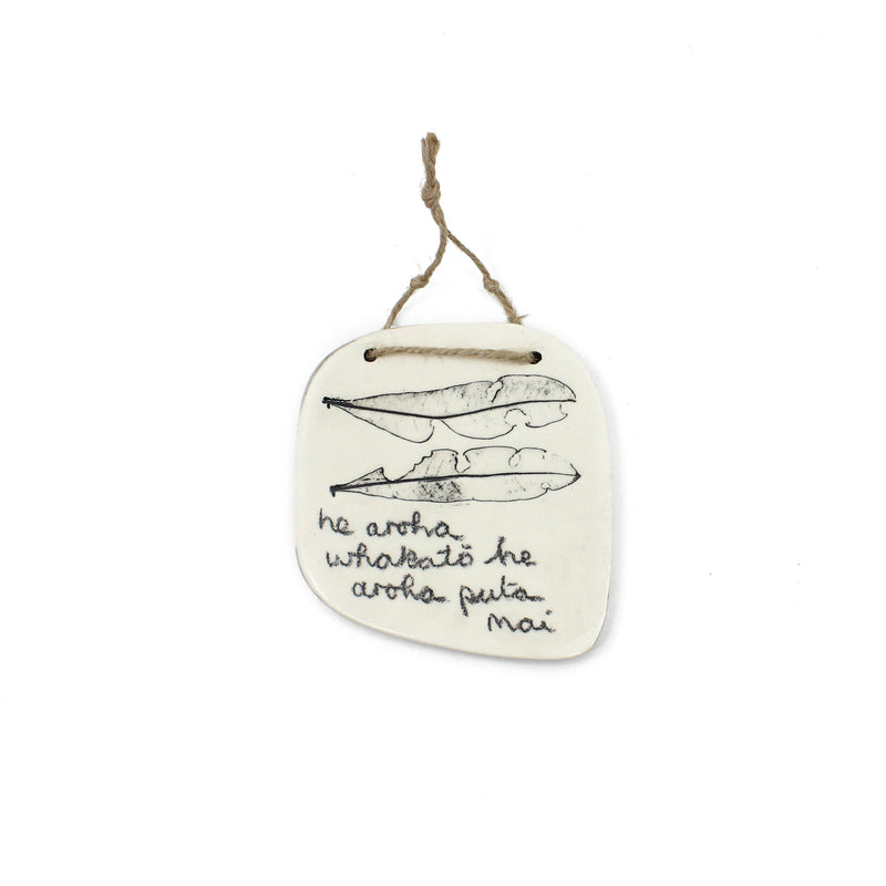 Whakataukī  Wall Hanging Medium | by Borrowed Earth