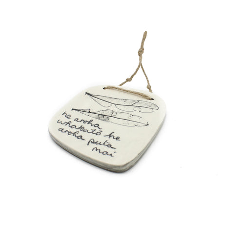 Whakataukī  Wall Hanging Medium | by Borrowed Earth