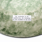 Whakataukī  Bowl Large - Green | by Borrowed Earth