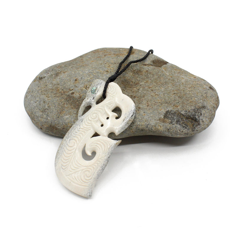 Whalebone Manaia Pendant | by Alex Sands