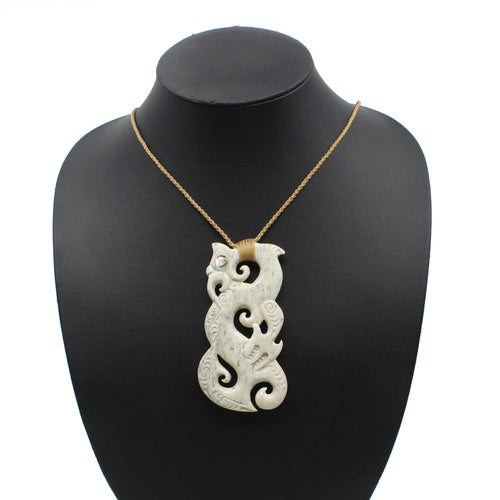 Whalebone Manaia Pendant | by Alex Sands