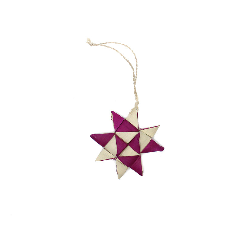 Vanuatu Woven Star Decoration