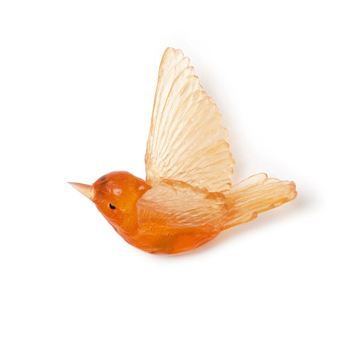 Glass Miromiro / Tomtit Wall Sculpture  | by Luke Jacomb Studio