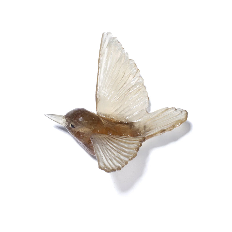Glass Miromiro / Tomtit Wall Sculpture  | by Luke Jacomb Studio