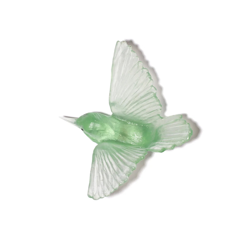 Glass Miromiro / Tomtit Wall Sculpture  | by Luke Jacomb Studio