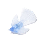 Glass Pīwakawaka / Fantail Wall Sculpture  | by Luke Jacomb Studio