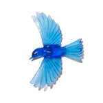 Glass Mōhua / Yellowhead Wall Sculpture  | by Luke Jacomb Studio
